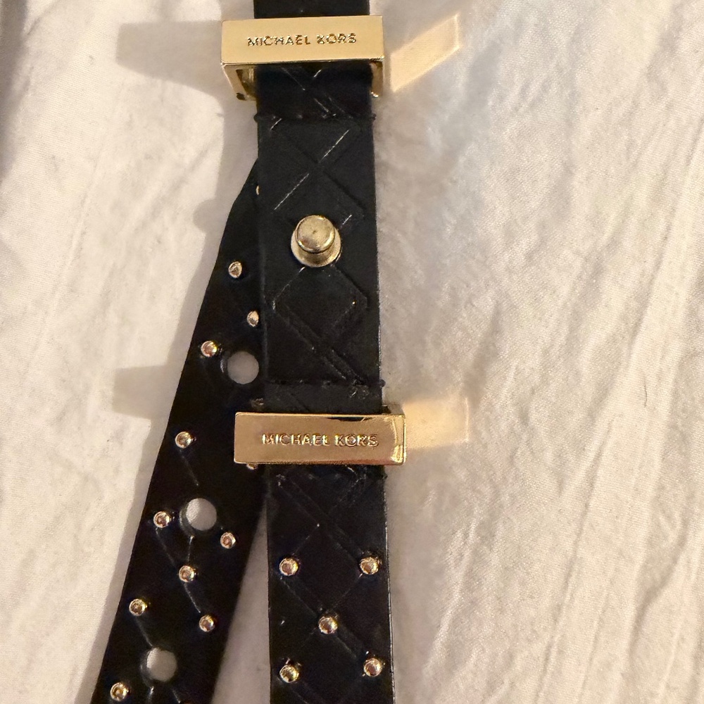 Michael Kors leather belt
